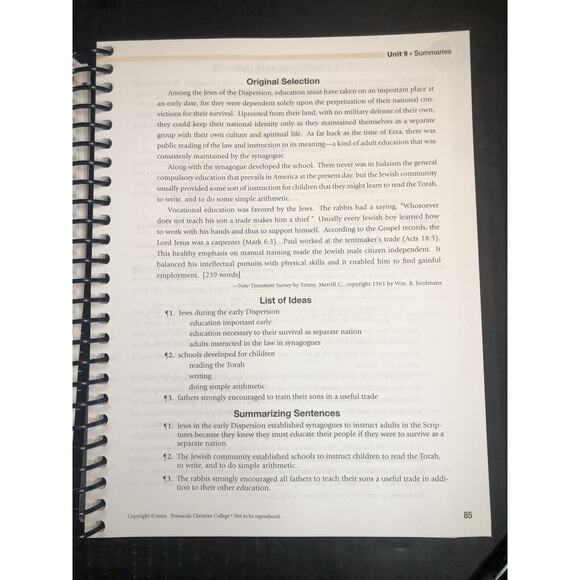 A Beka Book Grammar And Composition III 5th Edition Teacher Key Homeschool Book‎ - Picture 12 of 12